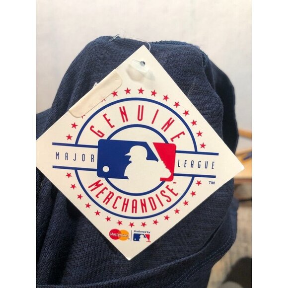 Atlanta Braves Long Sleeve Shirt MLB Baseball Logo Navy Blue Adult 2XL XXL NWT - Picture 4 of 8